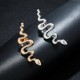 1Pc Exaggerate Snake Left Right Ear Cuff Zinc Alloy Silver Gold Earrings