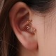 Fashion Ear Clip Earring Snake Bone Animal Matchstick Ear Cuff Earrings Ethnic Jewelry for Women
