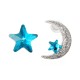 Unique Asymmetric Ear Stud Earring Luxury Micro Paved Zirconia Crystal Star Moon Piercing Earrings Unique Asymmetric Ear Stud Earring Luxury Micro Paved Zirconia Crystal Star Moon Piercing Earrings