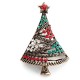 2 Pcs Brooches Combination Christmas Tree and Jingle Bell Best Gift