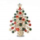 2 Pcs Brooches Combination Christmas Tree and Jingle Bell Best Gift