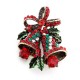 2 Pcs Brooches Combination Christmas Tree and Jingle Bell Best Gift