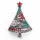 Christmas Party Gift Series Colorful Alloy Small Bell Oil Pins Brooches