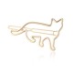 Cute Hair Clips Hollow Metal Animal Irregular Hair Accessories Sweet Body Jewelry for Women