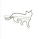 Cute Hair Clips Hollow Metal Animal Irregular Hair Accessories Sweet Body Jewelry for Women