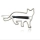Cute Hair Clips Hollow Metal Animal Irregular Hair Accessories Sweet Body Jewelry for Women