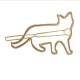 Cute Hair Clips Hollow Metal Animal Irregular Hair Accessories Sweet Body Jewelry for Women