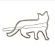 Cute Hair Clips Hollow Metal Animal Irregular Hair Accessories Sweet Body Jewelry for Women