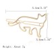 Cute Hair Clips Hollow Metal Animal Irregular Hair Accessories Sweet Body Jewelry for Women