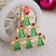 Different Styles  Santa Socks Trees Alloy Christmas Brooch Pins For Christmas