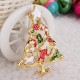 Different Styles  Santa Socks Trees Alloy Christmas Brooch Pins For Christmas