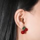 Sweet Red Cherry Earrings Necklace Jewelry Sets Tassel chandelier Earrings Gift for Women Sweet Red Cherry Earrings Necklace Jewelry Sets Tassel chandelier Earrings Gift for Women