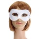 Black White Plastic Venetian Masquerade Half Face Eye Mask Unisex