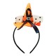 Halloween Party Properties Hair Band Witch Pointy Cap Hat Orange Black Gold Rose Hair Accessories
