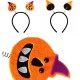 Pumpkin Witch Skull Devil Bat Wings Hair Band Halloween Costume Party Gothic Headbrand for Kid