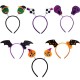 Pumpkin Witch Skull Devil Bat Wings Hair Band Halloween Costume Party Gothic Headbrand for Kid