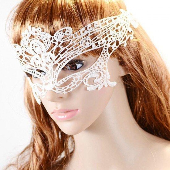 Venetian Sexy Black Hollow Lace Eye Mask Party Masquerade Mask