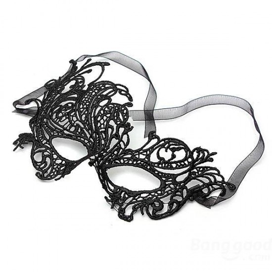 Venetian Sexy Black Lace Eye Mask Ball Halloween Masquerade