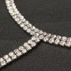 3 Styles Sexy Shiny Rhinestone Necklace Simple Zinc Alloy Choker Clothing Accessories