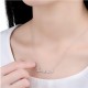 925 Sterling Silver Sunshine Letter Word Women Necklace Chain Jewelry