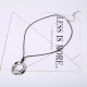 Alloy Necklace Double Circle Personality Simple Fashion Pendant for Women