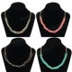 Alloy Winding Bead Statement Women Jewelry Necklace