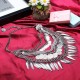 Bohemia Multilayer Coins Leaves Tassel Pendant Statement Necklace