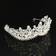 7cm High Large Adult Drip Crystal Wedding Bridal Party Pageant Prom Tiara Crown Hair Accessories