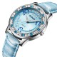 BIDEN BD1110 Classic Crystal Women Wrist Watch Leather Strap Casual Quartz Watch