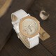 BOBO BIRD E24*W Unique Design Quartz Watches Leather Strap Wood Women Wrist Watch