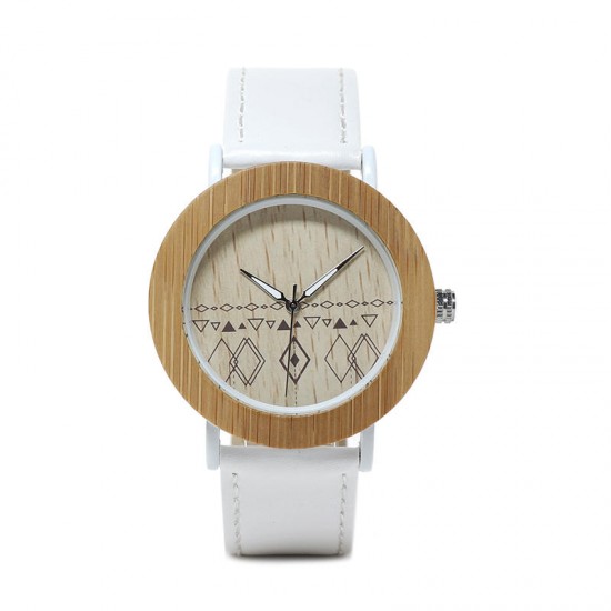 BOBO BIRD E24*W Unique Design Quartz Watches Leather Strap Wood Women Wrist Watch