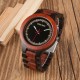 BOBO BIRD L*O01O02 Casual Style Wood Creative Watches Bamboo Strap Unisex Quartz Watch