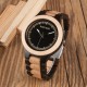 BOBO BIRD L*O01O02 Casual Style Wood Creative Watches Bamboo Strap Unisex Quartz Watch