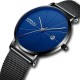 CRRJU 2216 Business Style Men Wrist Watch Date Display Analog Full Steel Quartz Watch