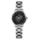 SINOBI 9285 Elegant  Women Wrist Watch Silver Case Stainless Steel Strap Quartz Watches