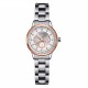 SINOBI 9285 Elegant  Women Wrist Watch Silver Case Stainless Steel Strap Quartz Watches