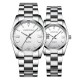 CHENXI CX-003A Full Steel Waterproof Couple Wrist Watch Business Style Quartz Watch