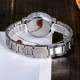 Deffrun Casual Style Full Steel Men Women Quartz Watch Elegant Design Gift Coupon Watch