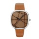 Fashion Unisex Watches Simple Square Creative Dail Leather Strap Watches