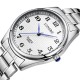 LONGBO 80024 Casual Style Couple Wrist Watch Steel Strap Analog Quartz Watch