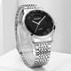 LONGBO 80281 Casual Style Stainless Steel Couple Watch Gift Men Women Quartz Wrist Watch