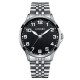 LONGBO 80499 Luxury Men Women Stainless Steel Strap Simple Casual Dial Couple Watch Quartz Watch