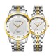 LONGBO 8803 Simple Designed Couple Watch Stainless Steel Strap Gift Quartz Wrist Watch