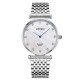 LONGBO 8973 Diamonds Casual Style Couple Watches Stainless Steel Strap Quartz Watch