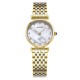 LONGBO 8973 Diamonds Casual Style Couple Watches Stainless Steel Strap Quartz Watch