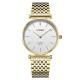 LONGBO 8973 Fashion Men Women Quartz Watch Casual Stainless Steel Strap Couple Watch