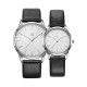 SHENGKE SK K9003 Couple Leather Simple Dial Elegant Ultra-thin Case Men Women Quartz Watch SHENGKE SK K9003 Couple Leather Simple Dial Elegant Ultra-thin Case Men Women Quartz Watch