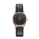 SHENGKE SK K9003 Couple Leather Simple Dial Elegant Ultra-thin Case Men Women Quartz Watch