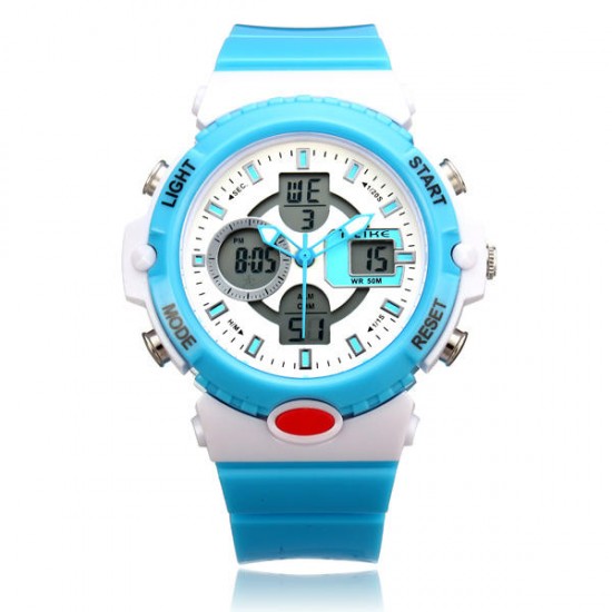 ALIKE AK14102 Sport Date Jelly Backlight Men Women Wrist Watch