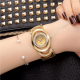 CRRJU 2201 Luxury Women Quartz Bracelet Watch Fashion Rhinestones Ladies Dress Watch